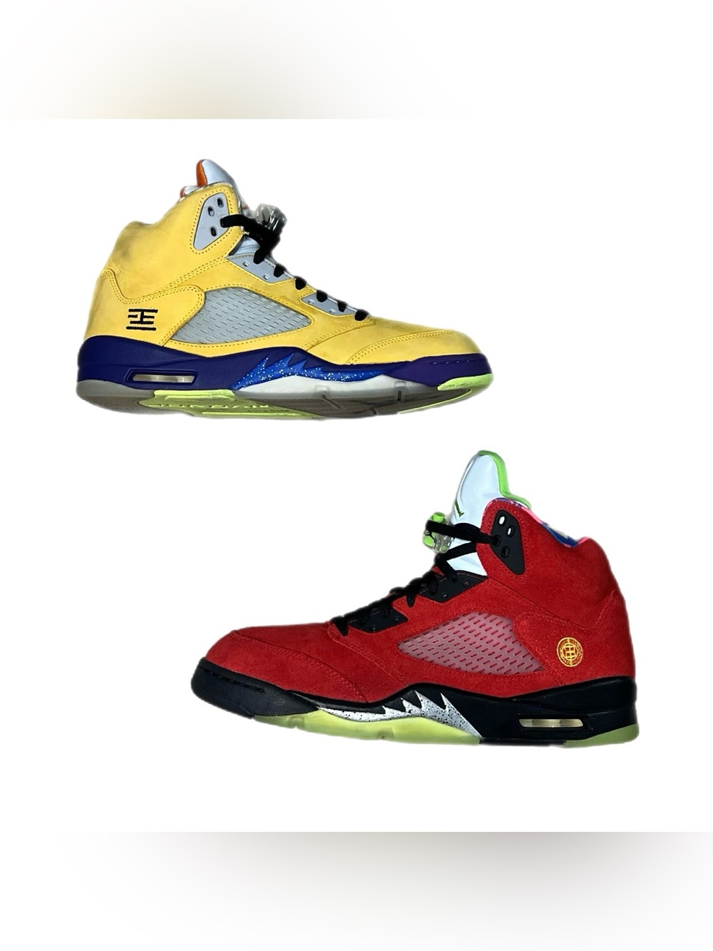 Used Size 12 Air Jordan 5 What The No Box